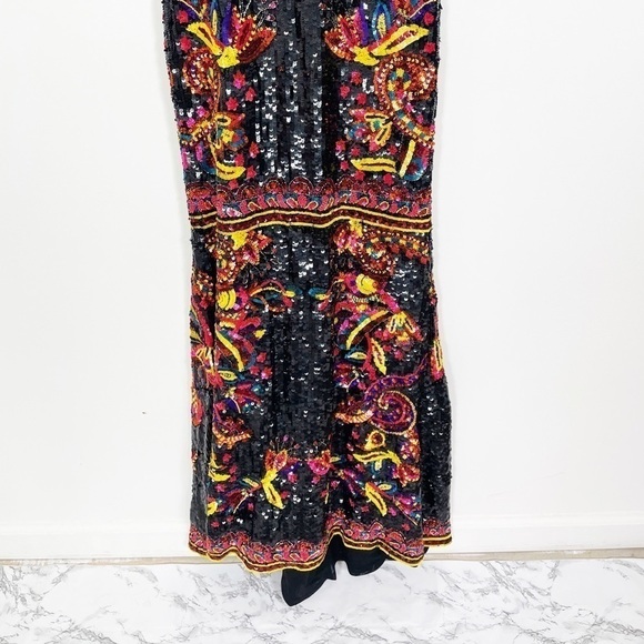 New Alice + Olivia Jae Sequin Gown - Picture 10 of 11